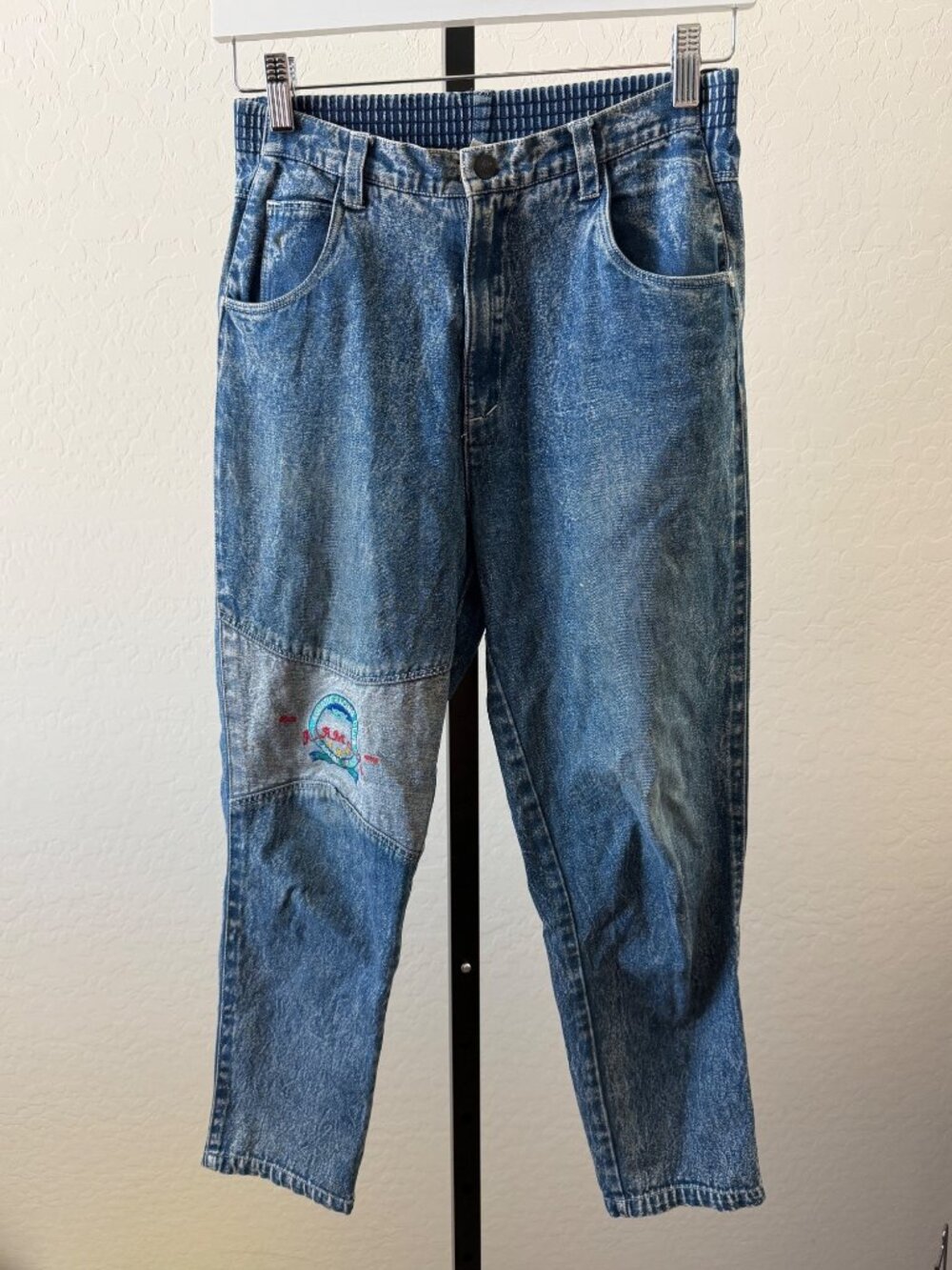 Vintage 1979 AM Alamode Aquatic Racing Club Laguna beach Jeans sz 14 (6/8) B925